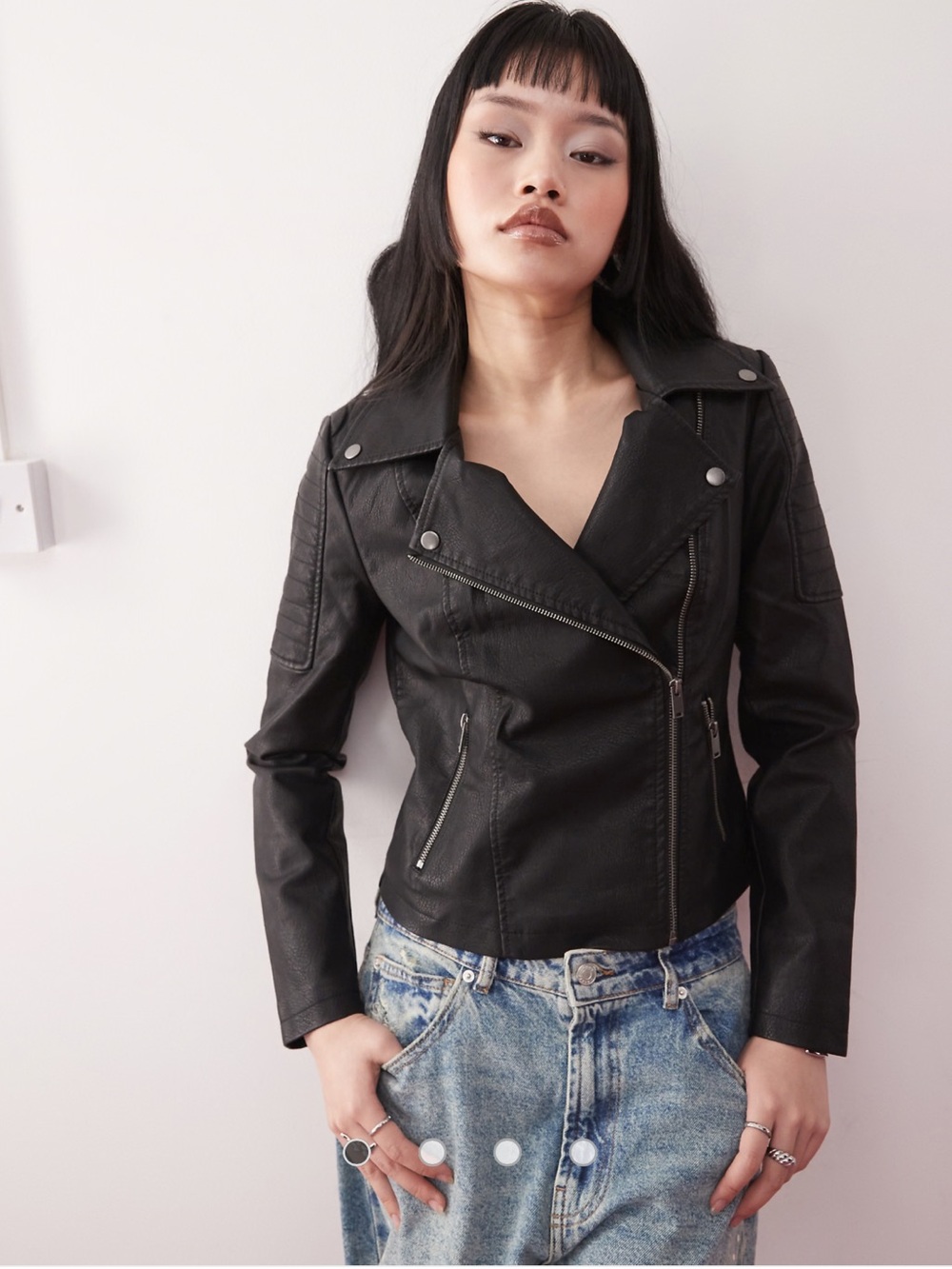 ASOS brand new with tags black leather jacket